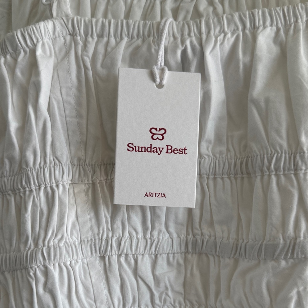 Aritzia White Midi Dress - Picture 2 of 4